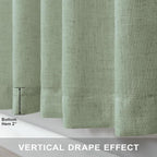 Sage Green Curtains 84 Inch Length - Image 7