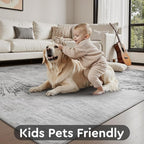 6x9 Area Rugs for Living Room-Machine Washable Rug Ultra Soft Non Slip Area Rug - Image 5