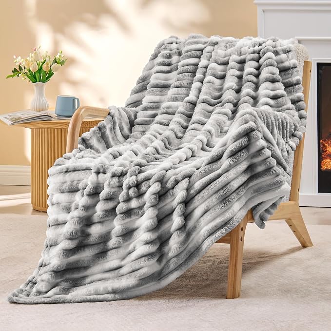 BEDELITE Fleece Throw Blanket for Couch by BEDELITE