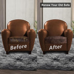 Leather Look Couch Cushion Covers Sofa Seat Slipcovers Sets Couches Furniture - Image 7