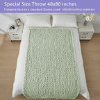 Bigacogo Chunky Knit Throw Blanket - Image 6