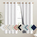 NICETOWN 100% Absolutely Blackout Linen Curtains by NICETOWN