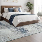 Toneed Abstract Area Rug 5x8 Modern Washable Rug Soft Non Slip Rug Low Pile - Image 3