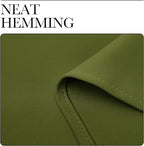 NICETOWN Olive Green Blackout Curtains 90 inches Length - Image 6