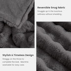 Cozy Bliss Faux Fur Bubble Throw - Image 5