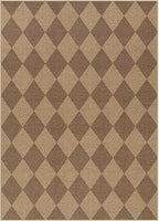 Lahome Checkered Easy Jute Indoor Outdoor Rug, 5x7 Area Rugs - Image 7