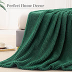 Whale Flotilla Twin Size Fuzzy Fleece Blanket - Image 7