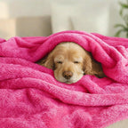 Exclusivo Mezcla Plush Fuzzy Fleece Bed Blanket Queen Size, Super Soft - Image 3