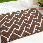OLANLY Front Door Mat, Non-Slip Rubber Backing, Dirt Resistant and Absorbent by OLANLY