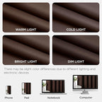 Joydeco Blackout Patio Sliding Door Curtains 90 Inches Long, Grommet Privacy - Image 9