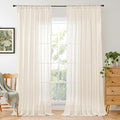 BGment Linen Curtains 84 Inch Length by BGment