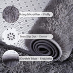Chicrug Soft Runner Rugs for Bedroom Living Room Plush Fluffy Rugs 2x6 Feet - Image 6
