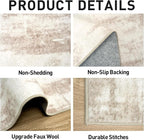 6x9 Area Rugs Washable Rug: Large Modern Abstract Living Room Rug Soft - Image 5