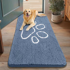 Smiry Dog Door Mat for Muddy Paws, Absorbent Dirt Trapper Non Slip Quick Dry by Smiry
