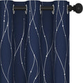 Deconovo Navy Blue Curtains, 42 x 72 Inch, Thermal Insulated Soundproof Privacy by Deconovo