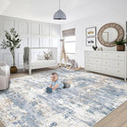 XLUEZ 8x10 Area Rugs for Living Room, Washable Modern Abstract Large Area Rug - Image 5
