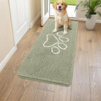 Smiry Dog Door Mat for Muddy Paws, Absorbent Dirt Trapper Non Slip Quick Dry by Smiry