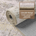 AMOAMI 2 x 10 Hallway Runner Rug Non Slip Super Soft Long Runner Rugs Machine - Image 4