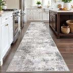 IOHOUZE Abstract Runner Rug 3x12 Ft Washable Runners - Image 2