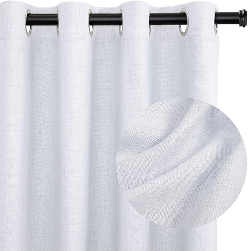 100% Blackout Shield Linen Blackout Curtains by 100BlackoutShield