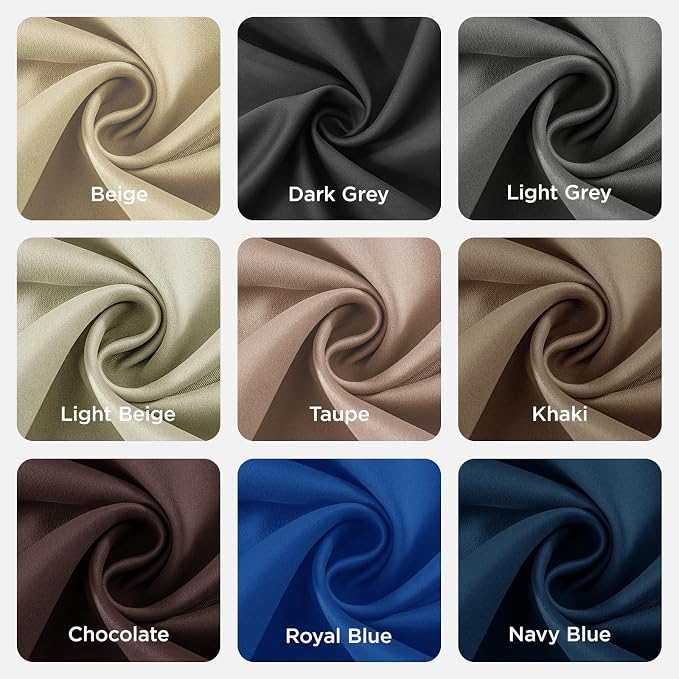 Joydeco Blackout Curtains 72 Inch Length 2 Panels Set, Thermal Insulated Long - Image 9