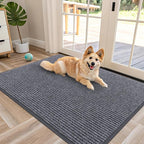 OLANLY Front Door Mat Indoor Outdoor Entrance, Waterproof Heavy Duty Doormat by OLANLY