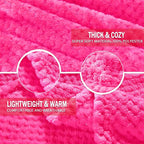 Exclusivo Mezcla Fleece Bed Blanket Queen Size, Super Soft and Warm Blankets - Image 7