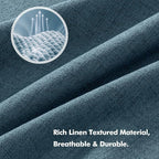 MIULEE 100% Blackout Linen Curtains - Image 3