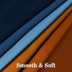 Yakamok Blackout Ombre Dark Blue and Burnt Orange Curtains-Gradient Room - Image 6