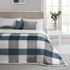 PU MEI Sherpa Throw Blanket for Couch Sofa 50“*60”-Fuzzy Soft Cozy Fleece Thick - Image 2