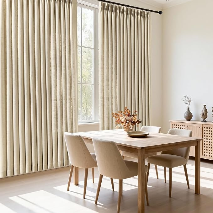 IVAPUPU Pinch Pleated Curtains 90 Inch Long - Image 7