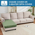 Couch Cover Velvet Chaise Cushion Cover - Image 3