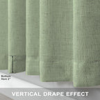 Light Sage Curtains 90 Inches Long - Image 5