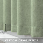 Sage Green Curtains 96 Inches Long - Image 7