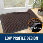 OLANLY Front Door Mat Indoor Outdoor Entrance, Waterproof Heavy Duty Doormat - Image 4
