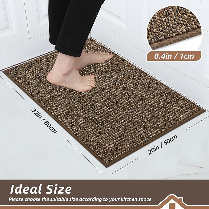 BEQHAUSE Kitchen Rugs 20"x32", Non-Slip Kitchen Mats - Image 2