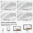 OVZME White Valance for Windows, Light Filtering Thick Textured Small Short - Image 9