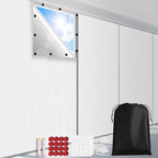 FADOTY Blackout Curtains for Bedroom, Portable 100% Black Out Window Cover Film by FADOTY