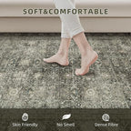 Washable Rugs 8x10 Area Rugs for Living Room- Vintage Rugs for Bedroom - Image 5