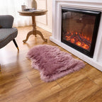 Arbosofe Ultra Soft Faux Fur Rug, Small Area Rugs, Light Purple Fluffy Shaggy by Arbosofe