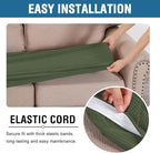 H.VERSAILTEX Super Stretch Individual Seat Cushion Covers Sofa Covers Couch - Image 5