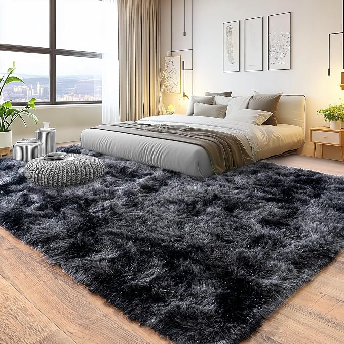 Pionblank 8x10 Rug for Living Room, Fuzzy Plush Large Area Rug, Fluffy Modern - Image 2