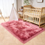 EasyJoy Ultra Soft Fluffy Shaggy Area Rug Faux Fur Rug Chair Cover Seat Pad - Image 7