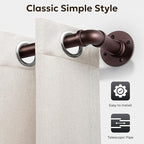 Zeerobee Curtain Rods for Windows 120 to 240, 1 Inch Industrial Wrap Around - Image 9