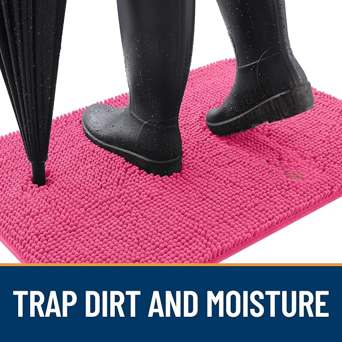 OLANLY Dog Door Mat for Muddy Paws 44x24, Absorbs Moisture and Dirt, Absorbent - Image 2