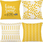 YCOLL Pillow Covers 20x20 Set of 4, Modern Sofa Throw Pillow Cover, Decorative by PillowCoversExpert