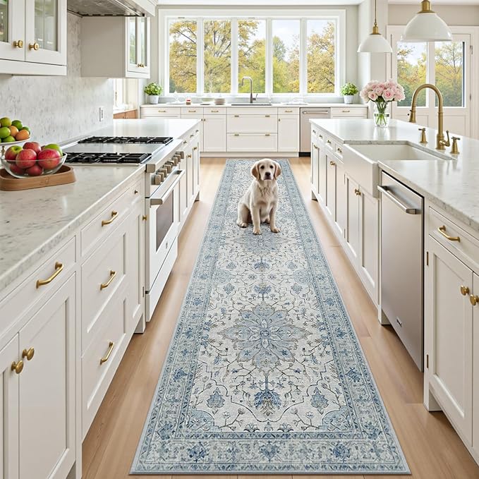 RELEANY Area Rugs 3'x10' Runner Rug Non Slip Washable by RELEANY