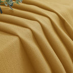 Chyhomenyc Gold Valance for Windows, Light Filtering Faux Linen Textured Small - Image 7