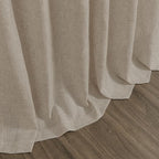 Cobblestone Linen Curtains for Living Room 126 Inches Long Light Filtering Semi - Image 9