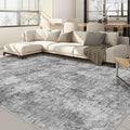 Nakagishi 10x12 Area Rugs Living Room: Washable Abstract Large Neutral Soft Rug by NakagishiAreaRug